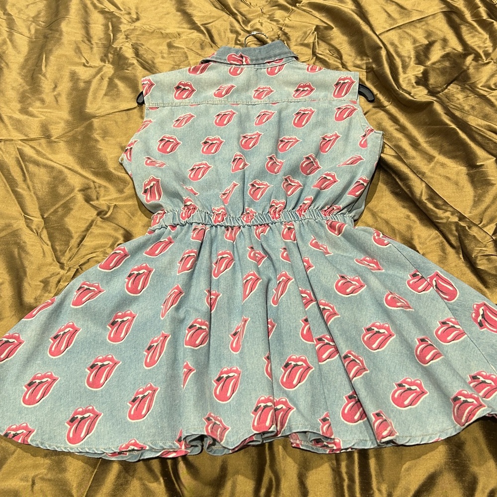 "ROLLING STONES" Fun Mini Dress! - Picture 4 of 6
